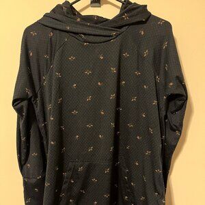 PRE-OWNED Lularoe AMBER Sweatershirt HOODIE TOP Honey Bees Women's MEDIUM